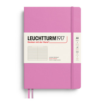 Leuchtturm1917 Medium A5 notitieboek Bubblegum gelijnd