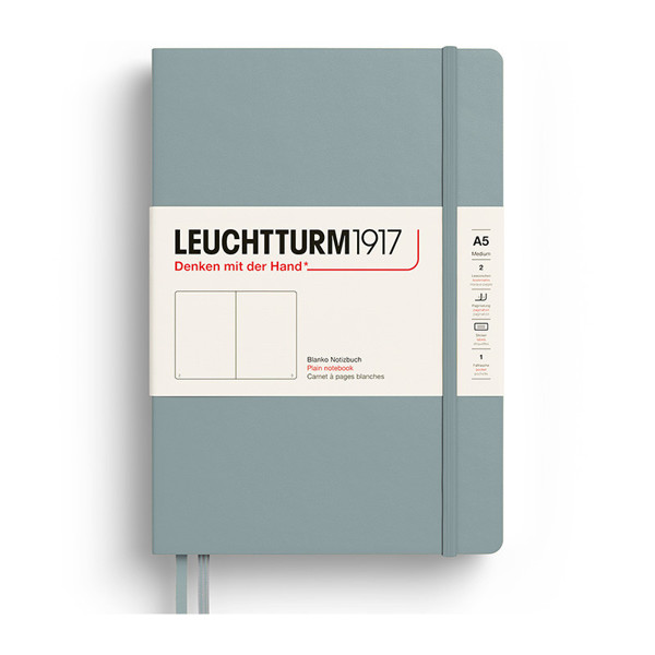 Leuchtturm1917 Medium A5 notitieboek Dove blanco