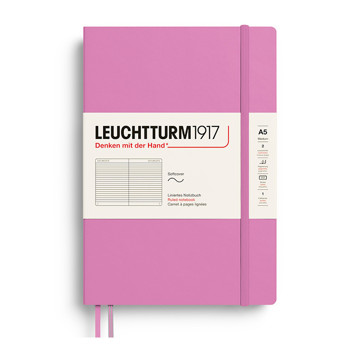 Leuchtturm1917 Medium A5 Softcover notitieboek Bubblegum gelijnd