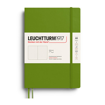 Leuchtturm1917 Medium A5 Softcover notitieboek Moss dotted