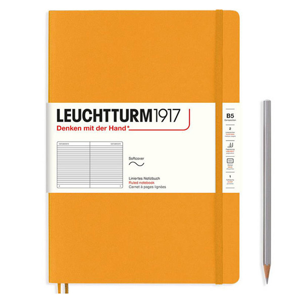 LEUCHTTURM1917 Composition B5 Softcover notitieboek Rising Sun gelijnd