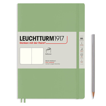 LEUCHTTURM1917 Composition B5 Softcover notitieboek Sage blanco