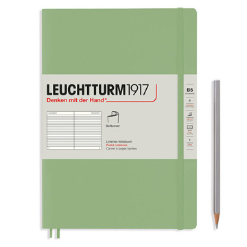 LEUCHTTURM1917 Composition B5 Softcover notitieboek Sage gelijnd