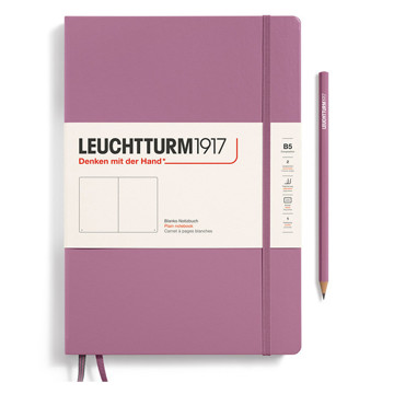 LEUCHTTURM1917 Composition B5 notitieboek Dusty Rose blanco