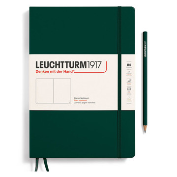 LEUCHTTURM1917 Composition B5 notitieboek Forest Green blanco