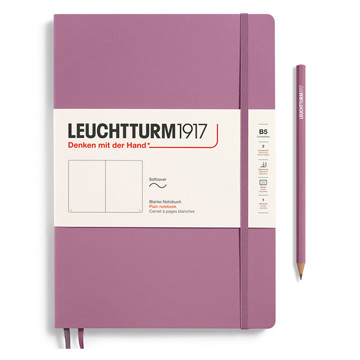 LEUCHTTURM1917 Composition B5 Softcover notitieboek Dusty Rose blanco