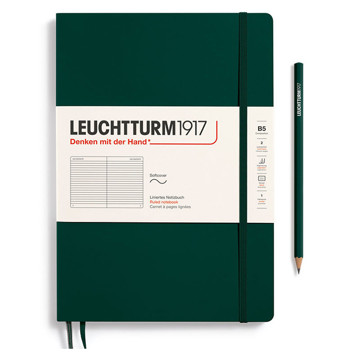 LEUCHTTURM1917 Composition B5 Softcover notitieboek Forest Green gelijnd