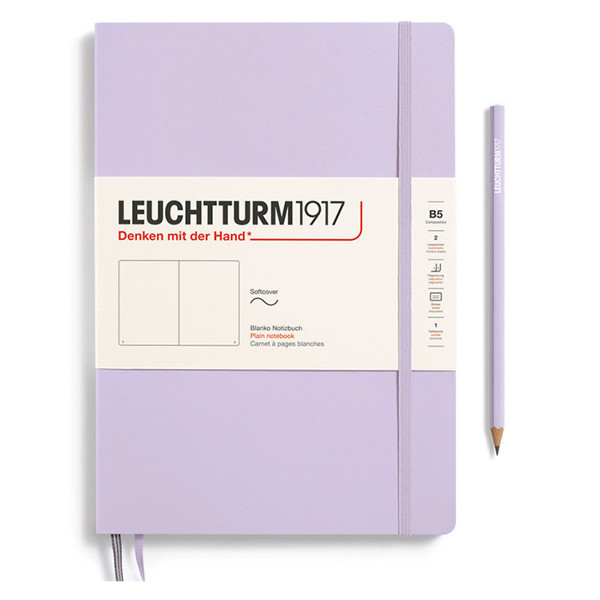 LEUCHTTURM1917 Composition B5 Softcover notitieboek Lilac blanco