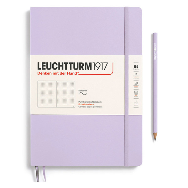 LEUCHTTURM1917 Composition B5 Softcover notitieboek Lilac dotted