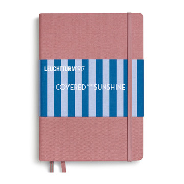 Leuchtturm1917 Covered for Sunshine Medium A5 notitieboek Beach Rose dotted