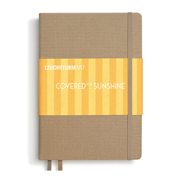 Leuchtturm1917 Covered for Sunshine Medium A5 notitieboek Dune dotted