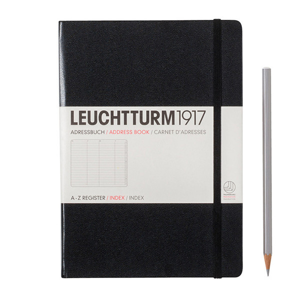 LEUCHTTURM1917 Medium A5 Alfabet Black