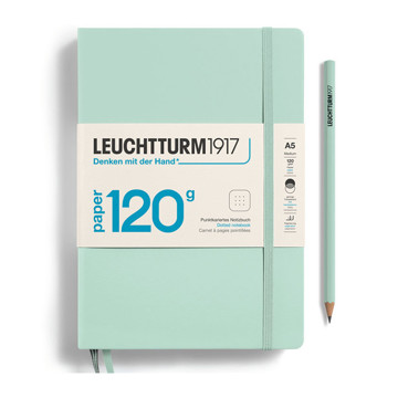 LEUCHTTURM1917 Medium A5 notitieboek 120g Mint Green dotted