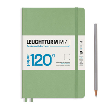 LEUCHTTURM1917 Medium A5 notitieboek 120g Sage dotted