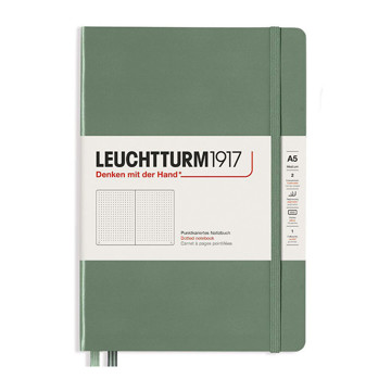 LEUCHTTURM1917 Medium A5 notitieboek Olive dotted