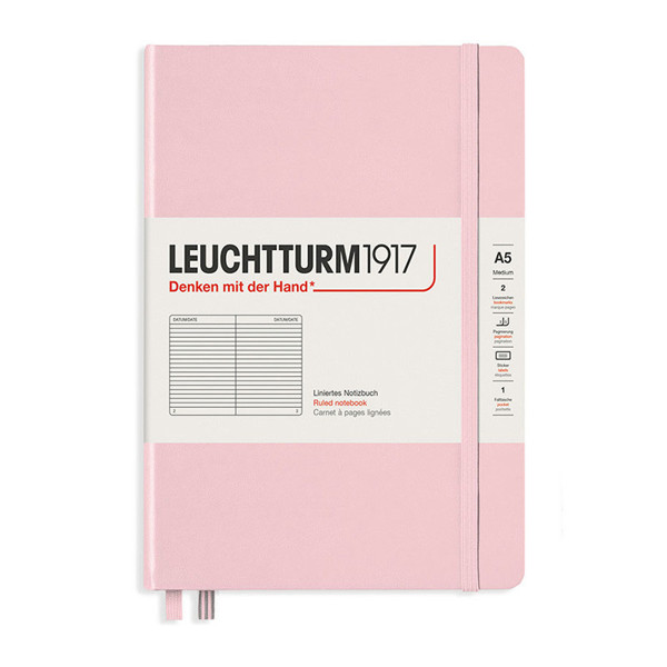 LEUCHTTURM1917 Medium A5 notitieboek Powder gelijnd