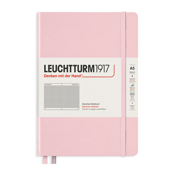 LEUCHTTURM1917 Medium A5 notitieboek Powder geruit