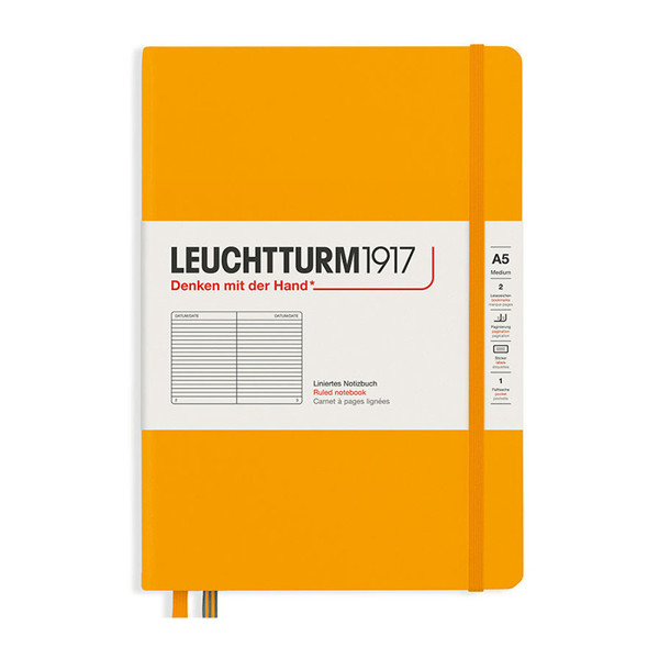 LEUCHTTURM1917 Medium A5 notitieboek 120g Rising Sun gelijnd