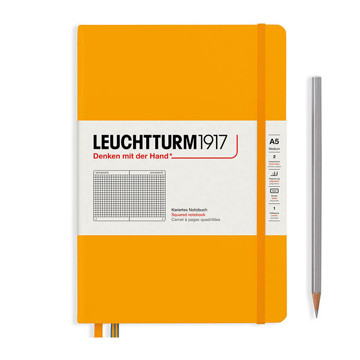 LEUCHTTURM1917 Medium A5 notitieboek Rising Sun geruit