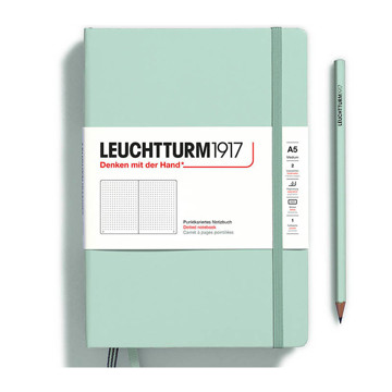 LEUCHTTURM1917 Medium A5 notitieboek 120g Mint Green dotted