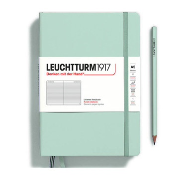 LEUCHTTURM1917 Medium A5 notitieboek 120g Mint Green gelijnd