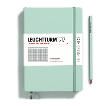 LEUCHTTURM1917 Medium A5 notitieboek Mint Green geruit