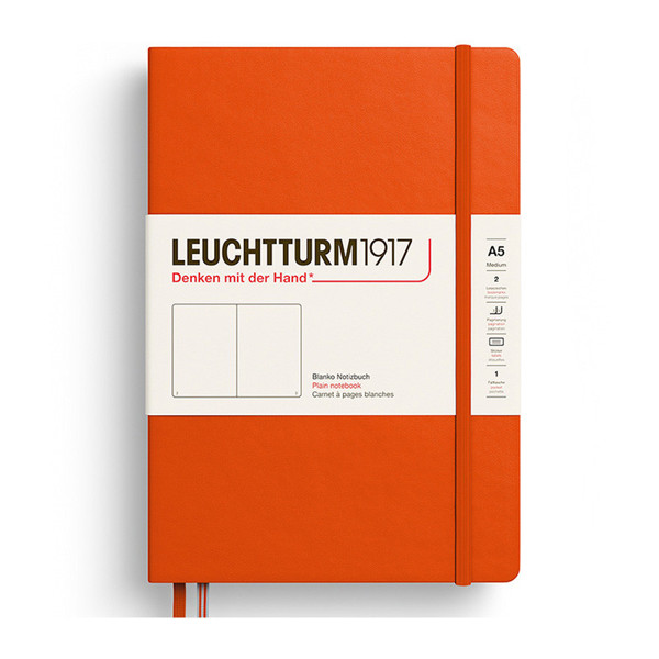 LEUCHTTURM1917 Medium A5 notitieboek Pumpkin blanco