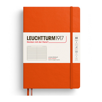 LEUCHTTURM1917 Medium A5 notitieboek Pumpkin gelijnd