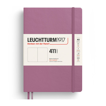 LEUCHTTURM1917 Medium A5 notitieboek 411pages Dusty Rose blanco