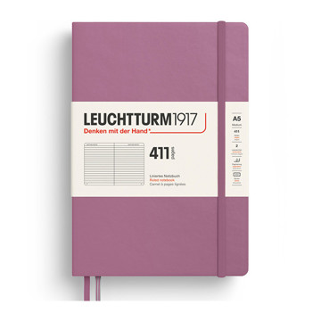 LEUCHTTURM1917 Medium A5 notitieboek 411pages Dusty Rose gelijnd