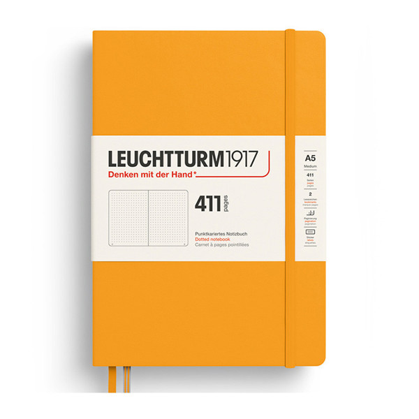 LEUCHTTURM1917 Medium A5 notitieboek 411pages Rising Sun dotted