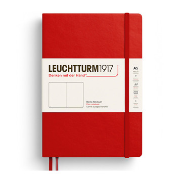LEUCHTTURM1917 Medium A5 notitieboek Cherry blanco