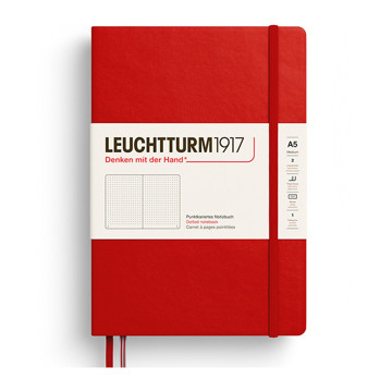 LEUCHTTURM1917 Medium A5 notitieboek Cherry dotted