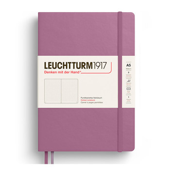 LEUCHTTURM1917 Medium A5 notitieboek 411pages Dusty Rose dotted