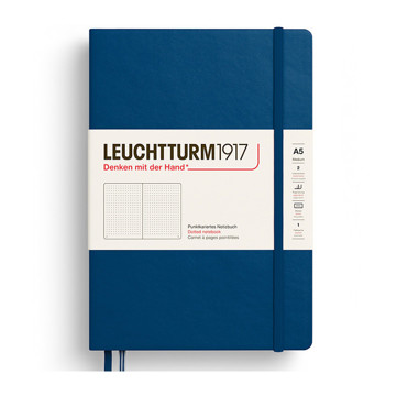 LEUCHTTURM1917 Medium A5 notitieboek Indigo dotted