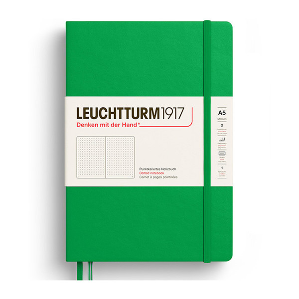 LEUCHTTURM1917 Medium A5 notitieboek Spring Leaf dotted