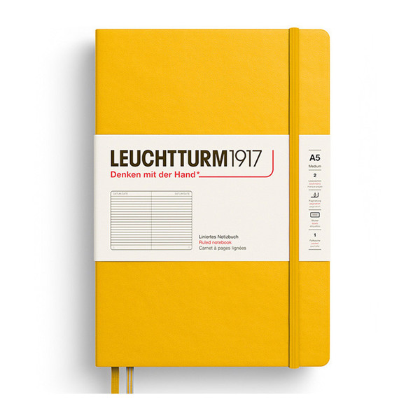 LEUCHTTURM1917 Medium A5 notitieboek Sunflower gelijnd