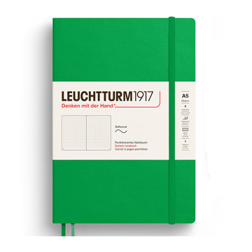 LEUCHTTURM1917 Medium A5 Softcover notitieboek Spring Leaf dotted