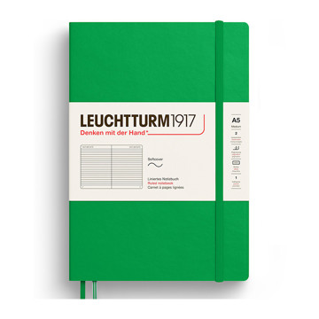 LEUCHTTURM1917 Medium A5 Softcover notitieboek Spring Leaf gelijnd