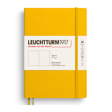LEUCHTTURM1917 Medium A5 Softcover notitieboek Sunflower blanco