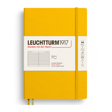 LEUCHTTURM1917 Medium A5 Softcover notitieboek Sunflower gelijnd