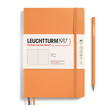 LEUCHTTURM1917 Medium A5 Softcover notitieboek Apricot dotted