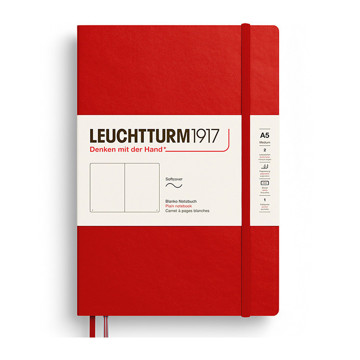 LEUCHTTURM1917 Medium A5 Softcover notitieboek Cherry blanco