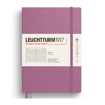 LEUCHTTURM1917 Medium A5 Softcover notitieboek Dusty Rose gelijnd