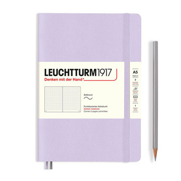 LEUCHTTURM1917 Medium A5 Softcover notitieboek Lilac dotted