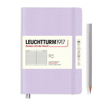 LEUCHTTURM1917 Medium A5 Softcover notitieboek Lilac gelijnd