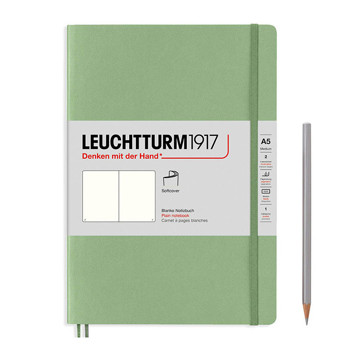 LEUCHTTURM1917 Medium A5 Softcover notitieboek Sage dotted