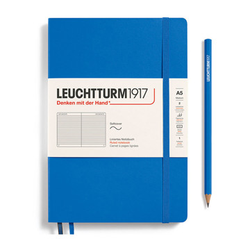 LEUCHTTURM1917 Medium A5 Softcover notitieboek Sky gelijnd