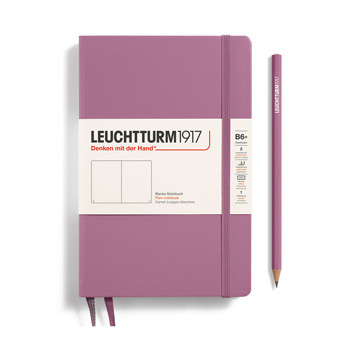 LEUCHTTURM1917 Paperback B6+ notitieboek Dusty Rose blanco