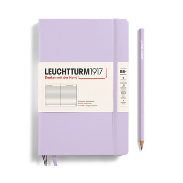 LEUCHTTURM1917 Paperback B6+ notitieboek Lilac gelijnd